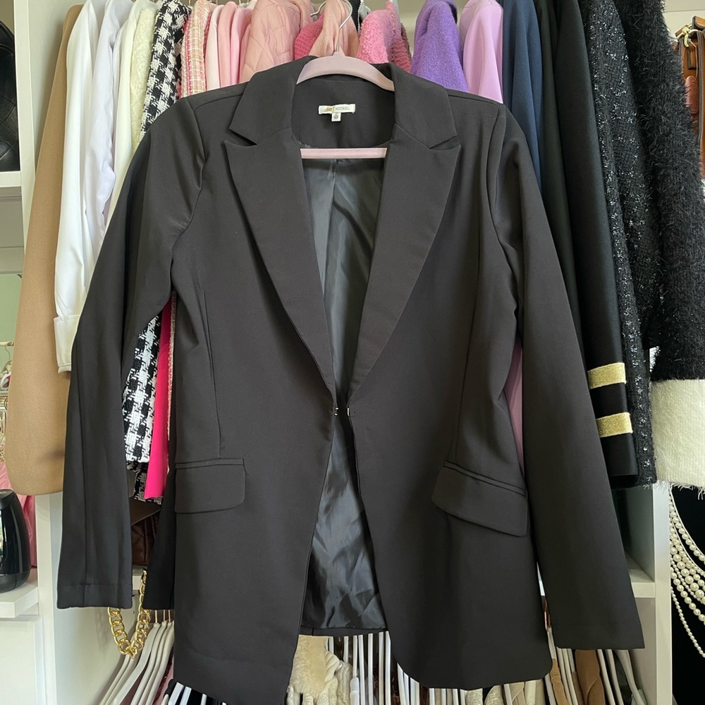 Buttonless Blazer - image 1